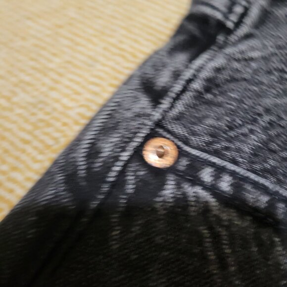 Levi's® Men's Drop Crop Pieced Tapered Jeans Black (Acid Wash) 36073 0001 Size 3 - Picture 6 of 10